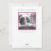 Fijne kerst en heldere kerstfotokaart feestdagenkaart (Achterkant)