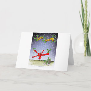 Fijne kerst football fans feestdagen kaart