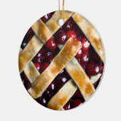 Fijne kerst | Grappig eten Pun Keramisch Ornament (Links)