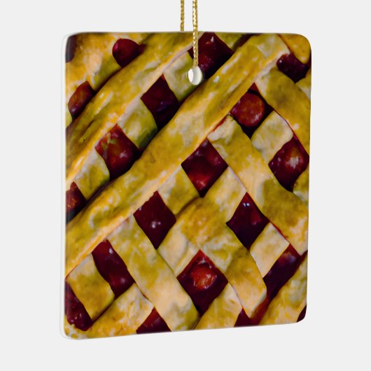 Fijne kerst | Grappig eten Pun Keramisch Ornament (Rechts)