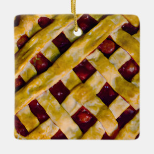 Fijne kerst   Grappig eten Pun Keramisch Ornament