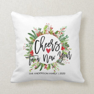 Fijne kerst Happy Nieuwjaarsfeestdag Foto Kussen