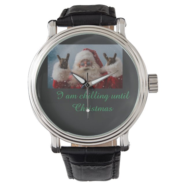 Fijne kerst horloge (Voorkant)
