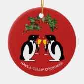 Fijne kerst keramisch ornament (Voorkant)