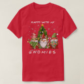 Fijne kerst met mijn Gnomen Funny Gnome T-shirt (Design voorkant)