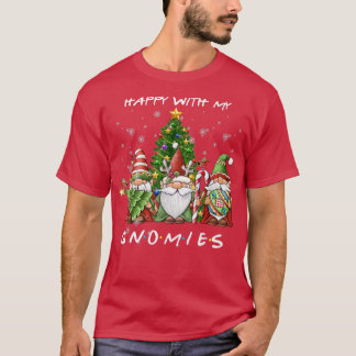 Fijne kerst met mijn Gnomen Funny Gnome T-shirt