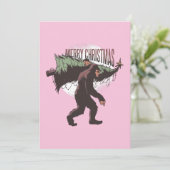 Fijne kerst met ruimte voor uw foto feestdagenkaart (Staand voorkant)