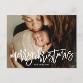 Fijne kerst met volledige openbaring feestdagenkaart (Voorkant)