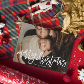 Fijne kerst met volledige openbaring feestdagenkaart