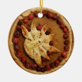 Fijne kerst Pumpkin Piepie Keramisch Ornament