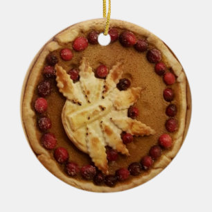 Fijne kerst Pumpkin Piepie Keramisch Ornament
