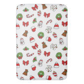 Fijne Kerst Vrolijke Kersttrui Feestelijke Vakanti Badmat (Voorkant Verticaal)