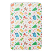 Fijne Kerst Vrolijke Kersttrui Feestelijke Vakanti Badmat (Voorkant Verticaal)