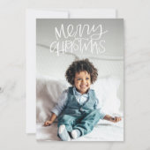 Fijne kerst Whimsy Photo Holiday Card Feestdagenkaart (Voorkant)