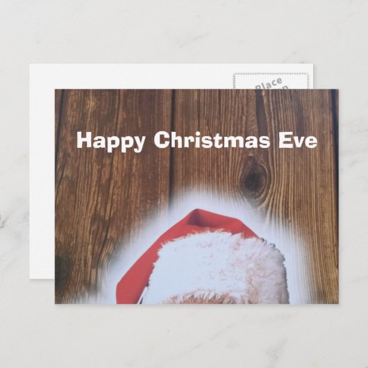 Fijne kerstavond, briefkaart (Voorkant / Achterkant)