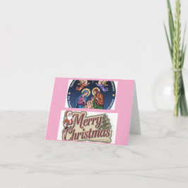 Fijne kerstavond foto van feestdag kaart