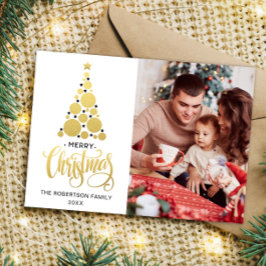 Fijne kerstavond fotofeestdag feestdagenkaart