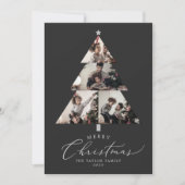 Fijne kerstavond met kerstaven feestdagenkaart (Voorkant)