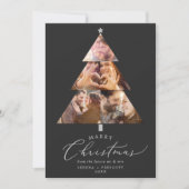 Fijne kerstavond met kerstavond save the date (Voorkant)