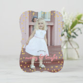 Fijne kerstavond op maat gemaakte feestdag feestdagenkaart (Staand voorkant)