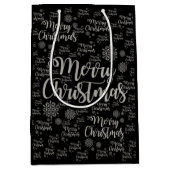 Fijne kerstcadeaus medium cadeauzakje (Voorkant)