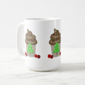 Fijne kerstcupcakes koffiemok (Voorkant links)