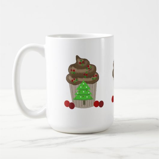 Fijne kerstcupcakes koffiemok (Links)