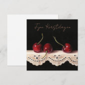 Fijne Kerstdag Kaart (Voorkant / Achterkant)