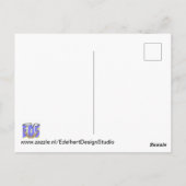 Fijne Kerstdag Octopus Briefkaart (Achterkant)