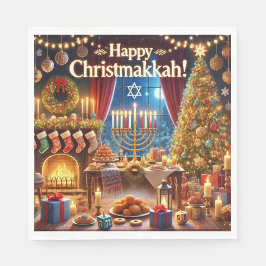 Fijne kerstdag! servet (Voorkant)