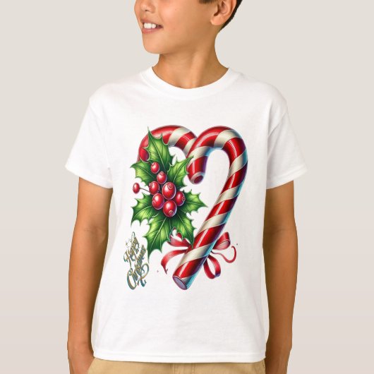 Fijne kerstdagen allemaal t-shirt (Voorkant)