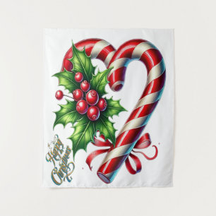 Fijne kerstdagen allemaal wandkleed