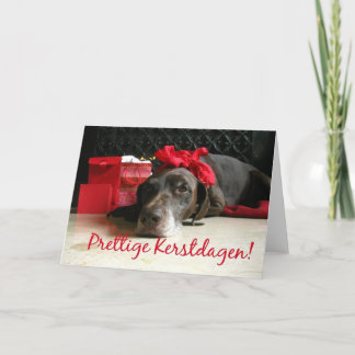 Fijne kerstdagen - Dutch Christmas Feestdagen Kaart