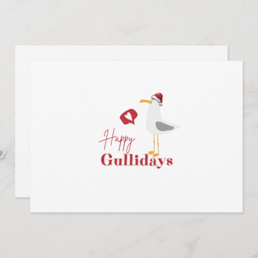 Fijne kerstdagen feestdagenkaart (Voorkant / Achterkant)