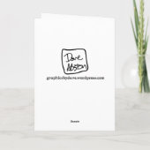 Fijne kerstdagen in juli kaart (Achterkant)