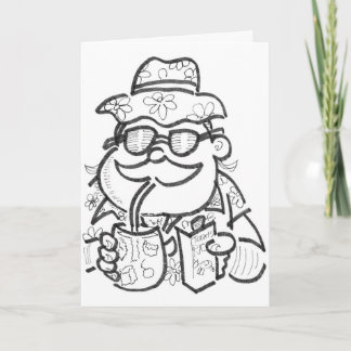 Fijne kerstdagen in juli kaart