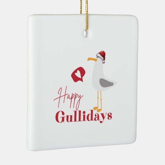 Fijne kerstdagen keramisch ornament (Rechts)