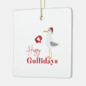 Fijne kerstdagen keramisch ornament (Links)