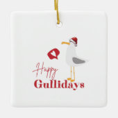 Fijne kerstdagen keramisch ornament (Voorkant)