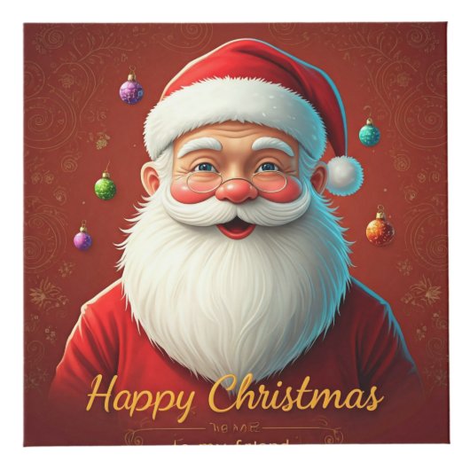 Fijne kerstdagen kubus (Voorkant)