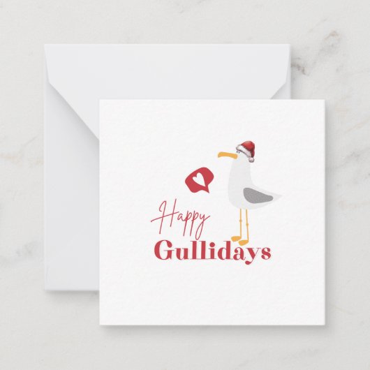 Fijne kerstdagen notitiekaartje (Voorkant)