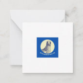 Fijne kerstdagen notitiekaartje (Achterkant)