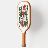 Fijne kerstdagen pickleball paddle (Links)