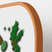 Fijne kerstdagen pickleball paddle (Links Detail)