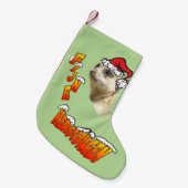 Fijne Kerstdagen Stokstaartje Kerstsok Kleine Kerstsok (Voorkant (Hangend))