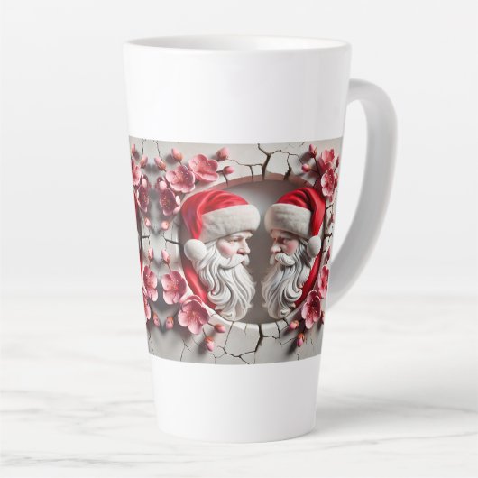 Fijne kerstdagen - twee kerstdagen latte mok (Rechterhoek)