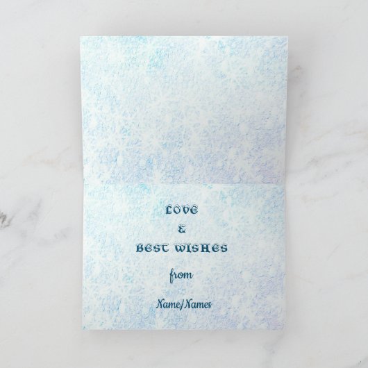 Fijne kerstdochter en zoon op afstand in de wet kaart (Binnen)