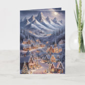 Fijne Kerstfeest Winter Wonderland Greeting Card Kaart (Voorkant)