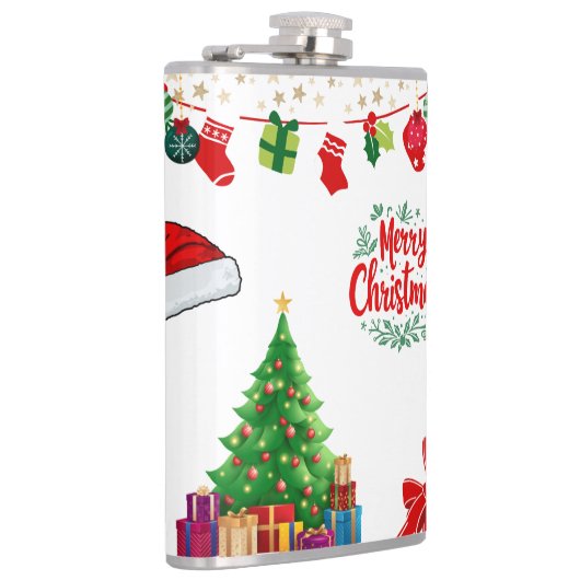 Fijne kerstfles heupfles (Rechts)