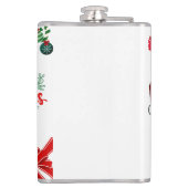 Fijne kerstfles heupfles (Achterkant)